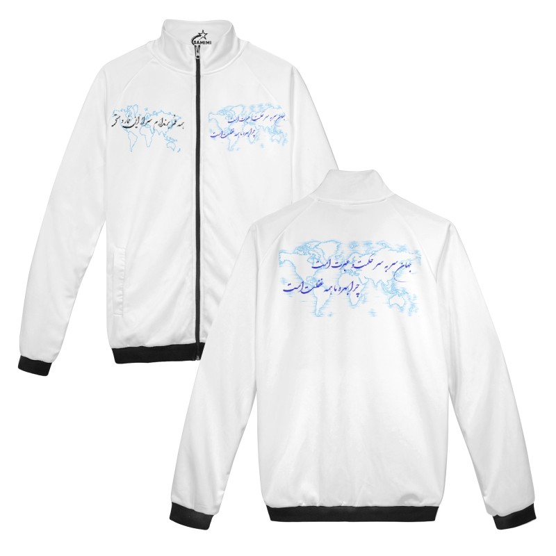 New Stand Collar Zipper-up Hoodie